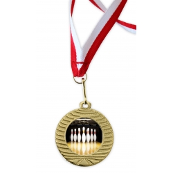 Medal złoty KRĘGLE 40 mm